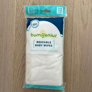 Bumgenius reusable baby wipes, 12 pack
